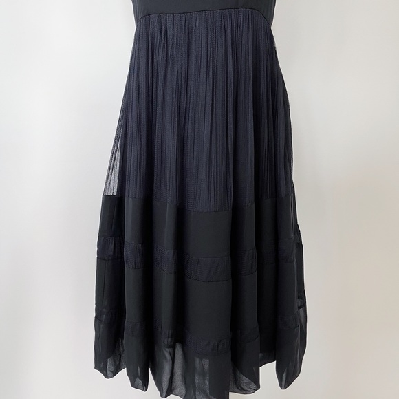 Sportmax Italian 💯% Silk Black Tank Dress - Picture 7 of 11